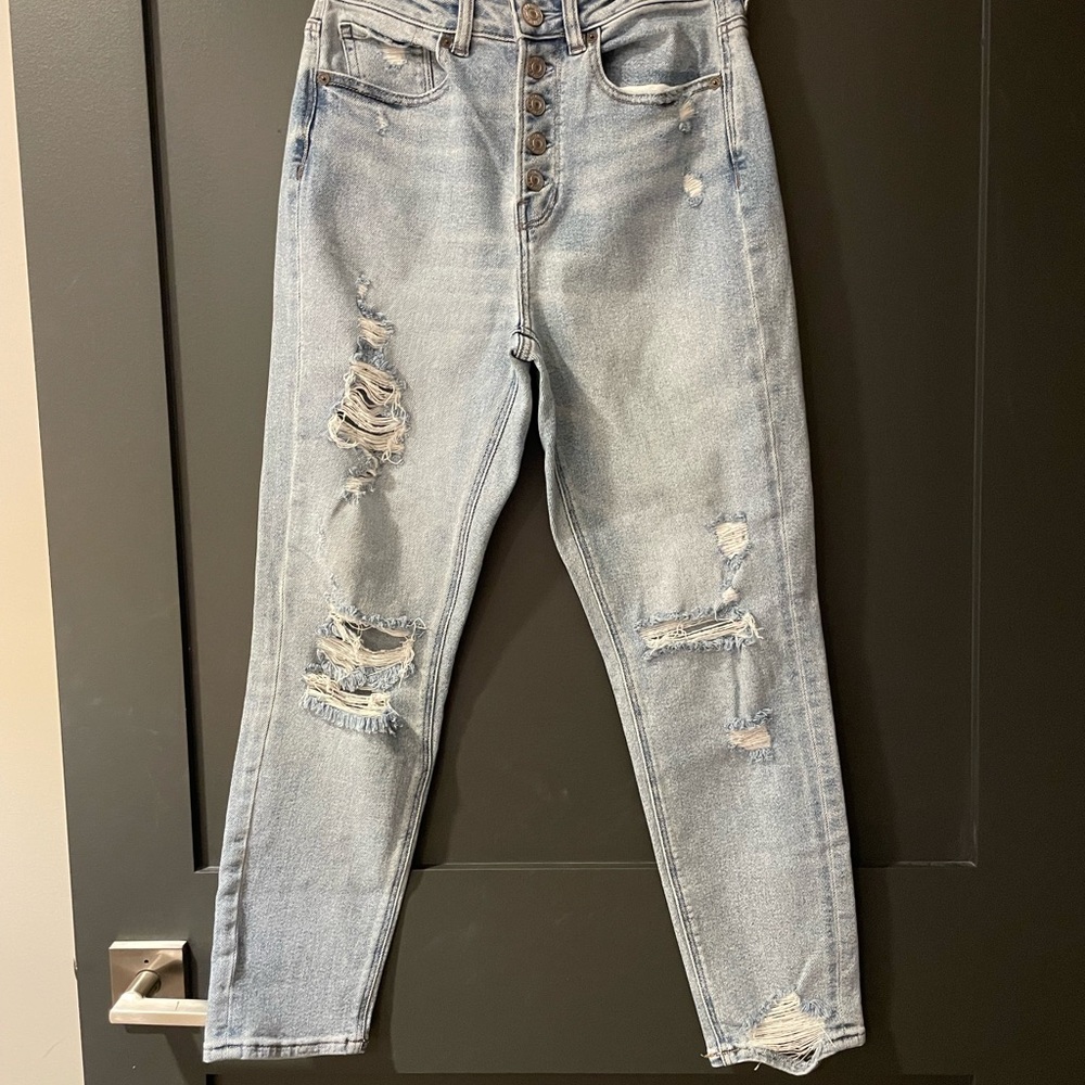 AE Ripped Mom Jean Stretch - Picture 3 of 11